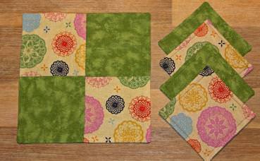 Duft-Untersetzer Set Kreise